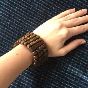 Tribal wood bracelet